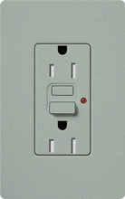 Lutron SCR-15-GFST-BG Claro Satin Self-Testing Tamper Resistant 15A GFCI Receptacle, in Blue Stone