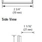 Lutron SG-4PSI-BL-EGN SeeTouch 4-Partition Control For Grafik Eye 3000 System, Insert Style in Black with Engraving