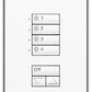 Lutron SG-4SN-BL-EGN SeeTouch 4-Scene Wallstation with Off and Raise/Lower For Grafik Eye 3000 System, Non Insert Style in Black with Engraving
