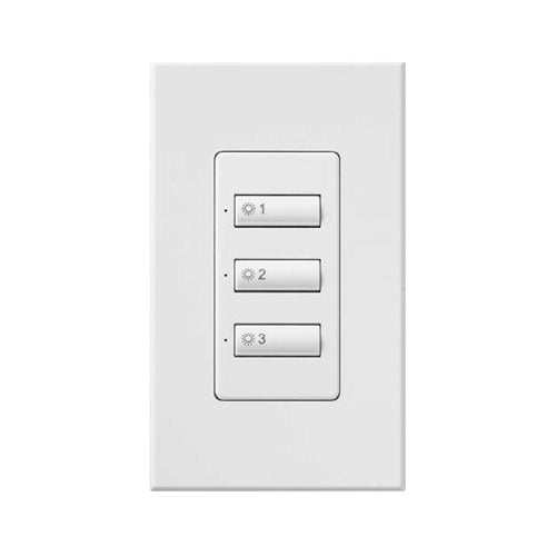 Lutron SR-3BI-BE-E00 SeeTouch 3-Button Replacement Kit For SO-3BI, Insert Style in Beige Unengraved