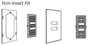 Lutron SR-3BN-BE-E00 SeeTouch 3-Button Replacement Kit For SO-3BN, Non Insert Style in Beige Unengraved