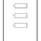 Lutron SR-3BN-BE-EGN SeeTouch 3-Button Replacement Kit For SO-3BN, Non Insert Style in Beige with Engraving