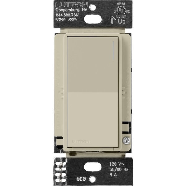 Lutron ST-6ANS-CY 6 A Light, 1/10 HP 3 A Motor Neutral Wire Electronic Switch in Clay