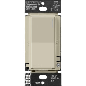 Lutron ST-6ANS-CY 6 A Light, 1/10 HP 3 A Motor Neutral Wire Electronic Switch in Clay