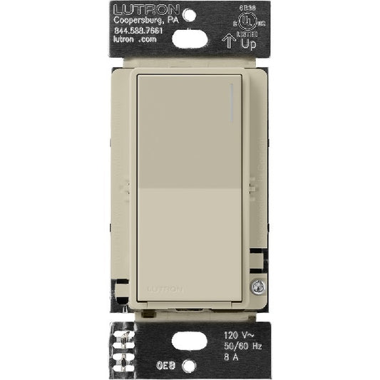 Lutron ST-6ANS-CY 6 A Light, 1/10 HP 3 A Motor Neutral Wire Electronic Switch in Clay