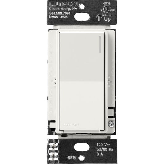 Lutron ST-6ANS-RW 6 A Light, 1/10 HP 3 A Motor Neutral Wire Electronic Switch in Architectural White