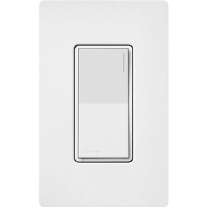 Lutron ST-6ANS-SW 6 A Light, 1/10 HP 3 A Motor Neutral Wire Electronic Switch in Snow White