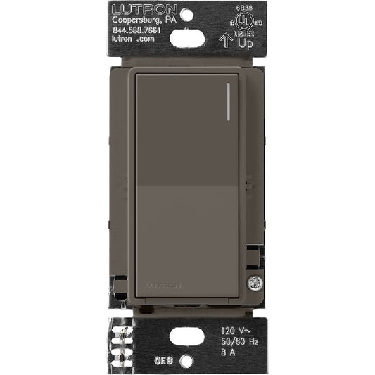 Lutron ST-6ANS-TF 6 A Light, 1/10 HP 3 A Motor Neutral Wire Electronic Switch in Truffle