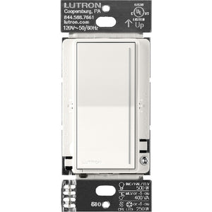 Lutron ST-PRO-N-BW 250W LED/CFL or 500W Incandescent/Halogen/ELV or 400VA MLV Phase Selectable, Neutral Dimmer in Brilliant White