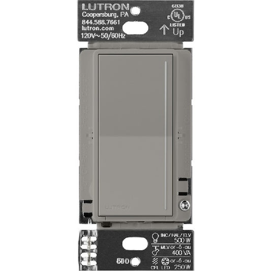 Lutron ST-PRO-N-CS 250W LED/CFL or 500W Incandescent/Halogen/ELV or 400VA MLV Phase Selectable, Neutral Dimmer in Cobblestone