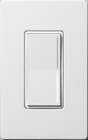 Lutron Sunnata STCL-153PH-IV 150W Dimmable LED/CFL or 600W Incandescent/Halogen Single Pole/ 3-Way Touch LED Dimmer with On/Off Paddle Switch in Ivory