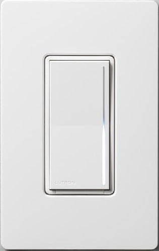 Lutron Sunnata STCL-153PH-IV 150W Dimmable LED/CFL or 600W Incandescent/Halogen Single Pole/ 3-Way Touch LED Dimmer with On/Off Paddle Switch in Ivory