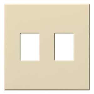 Lutron VWP-2-BE Vareo, 2-Gang Wallplate in Beige, matte finish
