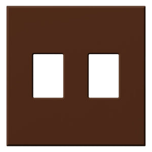 Lutron VWP-2-SI Vareo, 2-Gang Wallplate in Sienna, matte finish