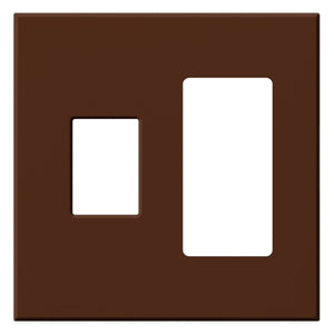 Lutron VWP-2CR-SI Vareo, 2-Gang Wallplate in Sienna, matte finish