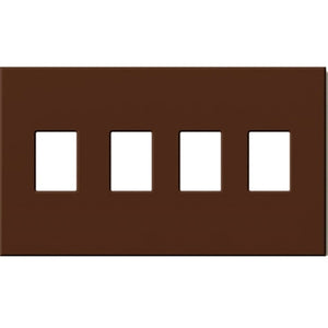 Lutron VWP-4-SI Vareo, 4-Gang Wallplate in Sienna, matte finish