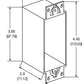 Lutron WBOX-SA1-Q1 HomeWorks QS Wired Signature Series Wallbox for Lutron HQWAS Keypad