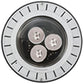 Hydrel M9720C B LED P3 30K MVOLT FL FLC 34B 34S RG LDIM 46W In-Grade LED Light, Round Door Double Lens, Bronze Door, 3000K, 120-277V, Flood Distribution, Flat Lens Clear, 3/4" NPT Bottom, 3/4" NPT Side, Rock Guard, 0-10V Dimming