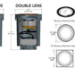 Hydrel M9720C B LED P3 30K MVOLT FL FLC 34B 34S RG LDIM 46W In-Grade LED Light, Round Door Double Lens, Bronze Door, 3000K, 120-277V, Flood Distribution, Flat Lens Clear, 3/4" NPT Bottom, 3/4" NPT Side, Rock Guard, 0-10V Dimming