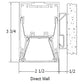 Mark Lighting S2LWD 8FT MSL8 80CRI 35K 1000LMF MIN1 MVOLT WHT ZT 8' Slot 2 Direct Wall Tunable White LED Pendant, 8' Section, 80 CRI, 3500K, 120-277V, White Finish