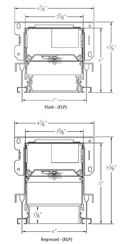 Mark Lighting SL4L LOP 8FT FLP TG 80CRI 40K 400LMF MIN1 120 ZT 8' Slot 4 LED Linear Recessed, 80 CRI, 41000K, 400 Lumens/foot, Flush Lens, 9/16" or 15/16" Flat or Inverted TeeConstant Current, Dimming to 1%, 120V, 0-10V