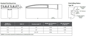 McGraw-Edison GALN-SA1B-740-U-T4W-BZ  Area Site LED Light, 16 LED Light Square, Light Square Count, Output Level 2, 70CRI, 4000K, 120-277V, Type IV Wide Distribution, Bronze