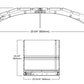 Metalux 22SRA-LD2-29-C-UNV-L840-CD1-PL-U 2'x2' Skyridge Troffer LED, Air Vented, 2900 Lumens, Curved Reflector, 120-277V, 80 CRI, 4000K, 0-10V Driver, Pearl, Unit Pack 