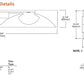 Metalux 24AC-LD5-55-UNV-L840-CD1-U 2'x4' LED Recessed Troffer, 5500 Lumen, 4000K, 0-10V Driver