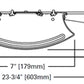 Metalux 24CZ-LD5-30-UNV-L835-CD1-U 2'x4' Cruze LED, Smooth Lens, 3000 Lumens, 120-277V, 3500K, 0-10V 1%-100% Dimming