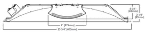 Metalux 24CZ-LD5-40-UNV-L830-CD1-U 2'x4' Cruze LED, Smooth Lens, 4000 Lumens, 120-277V, 3000K, 0-10V 1%-100% Dimming
