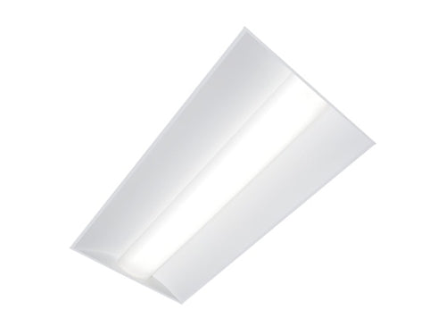 Metalux 24CZ2-50HE-UNV-EL14W-L835-CD1-U 2'x4' Cruze LED, High Efficacy, 5000 Lumens, 120-277V, Ribbed Frosted Acrylic Lens, 7W Emergency Battery Pack, 80 CRI, 3500K