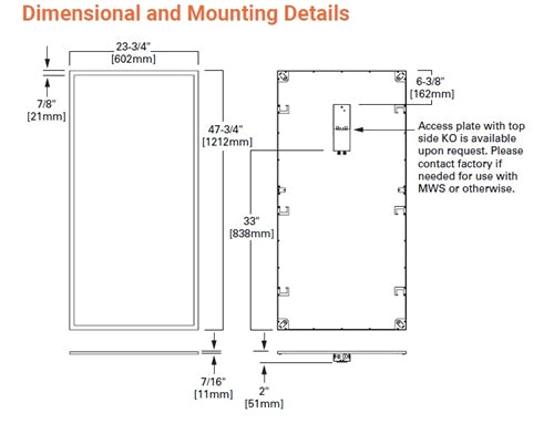 Metalux 24FP6440C 2' x 4' General LED Panel, 62W, 4000K, 80 CRI, 6838 Lumens, EBPLED14W Battery Installed