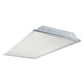 Metalux 24GRFA-LD5-42-F1-UNV-L835-HCD1-U 2'x4' LED Recessed Troffer, Flush White Extruded Aluminum Door, 4200 Lumens, 0.095" Shielding, 120-277V, 80 CRI, 3500K,  1%-100% 0-10V Dimming