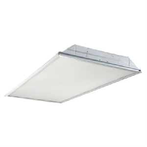 Metalux 24GRFA-LD5-42-F1-UNV-L835-HCD1-U 2'x4' LED Recessed Troffer, Flush White Extruded Aluminum Door, 4200 Lumens, 0.095" Shielding, 120-277V, 80 CRI, 3500K,  1%-100% 0-10V Dimming