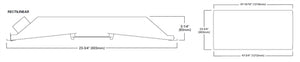 Metalux 24RLN-LD5-45-UNV-L840-CD1-U 2' x 4' Recessed LED, White Steel Door, 4500 Lumens, 120-277V, 80 CRI, 4000K, 0-10V Driver, 1 Driver