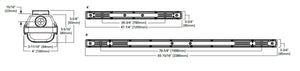 Metalux 4APVTLD-SL3C3 4' LED Industrial Vaportite, 80 CRI, 3500K, 4000K, 5000K Selectable CCT, Selectable Lumens, 0-10V Dimming