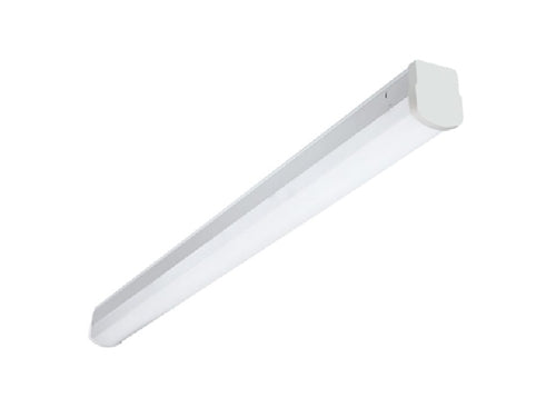 Metalux 4SNX-22SL-LW-UNV-L840-CD1-EL10W-U 4' Commercial LED Striplight, 2200 Lumens, Round Wide Full Frost Lens, 120-277V, 80 CRI, 4000K, 0-10V Dimming, 1 Driver, 10W Emergency Battery Pack