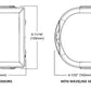 Metalux 4SWLED-48HL-LW-UNV-EL14W-L840-CD1-U 4' Surface and Wall LED Light, 4800 Lumens, Full Frost Lens Wide Optic, 120-277V, 14W Emergency Battery Pack, 4000K Color Temperature, 0-10V Dimming, 1 Driver