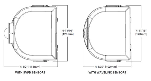 Metalux 4SWLED-80HL-LW-UNV-L835-CD1-U 4' Surface and Wall LED Light, 8000 Lumens, Full Frost Lens Wide Optic, 120-277V, 3500K, 0-10V Dimming, 1 Driver