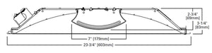 Metalux 24CZ2-50-UNV-EL10W-L840-CD1-U 2'x4' Cruze LED, 5000 Lumens, 120-277V, 4000K, 0-10V 1%-100% Dimming with battery back up