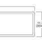 Metalux FPSURF14 Surface Mount Kit for 1' x 4' Edge Lit Panel