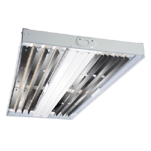 Metalux HBLED-LD5-18SE-W-UNV-L850-ED2-U-EL14W 20" x 48" LED High Bay Efficiency Luminaire, 18000 Lumens, Wide Distribution, 120-277V, 5000K, Fixed Output Driver with Emergency Battery Back up