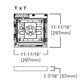 Metalux 11MMS-L3C5-UNV 1'x1' Direct Mount LED Backlit Panel, Multi-Mount CCT Selectable 2700/3000K/3500/4000/5000K,  120-277V with 0-10V Dimming, 5% Standard