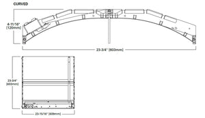 Metalux 22SR-LD2-29-C-UNV-L850-CD1-U 2'x2' SkyRidge LED, WaveStream, 2900 Lumens, 85 CRI, 5000K, UNV 0-10V 1%-100% Dimming