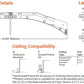 Metalux 22SR-LD2-29-C-UNV-L835-CD1-U 2'x2' SkyRidge LED, WaveStream, 2900 Lumens, 85 CRI, 3500K, UNV 0-10V 1%-100% Dimming