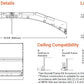 Metalux 24SR-LD2-48-C-UNV-L835-CD1-U 2'x4' SkyRidge LED, WaveStream, 4800 Lumens, 85 CRI, 3500K, UNV 0-10V 1%-100% Dimming