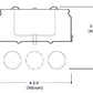Metalux SSF-232-UNV-EB81-U 4' Standard Strip, 2 Lamp, Electronic Ballast, T8, Flip-up Sockets