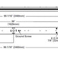 Metalux 8ST2L8040R 81W 8' LED Striplight, Double Lens, 120-277V, Non-Dimming, 4000K, 8913 Lumens