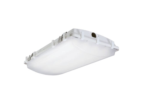 Metalux VT4S-12-DRF-UNV-L840-CD2-WL-U 2' Industrial Vaportite LED, 12000 Lumens, Frosted Acrylic High Impact Lens, 120-277V, 80 CRI, 4000K, 0-10V Dimming Driver, 2 Drivers, Wet Label