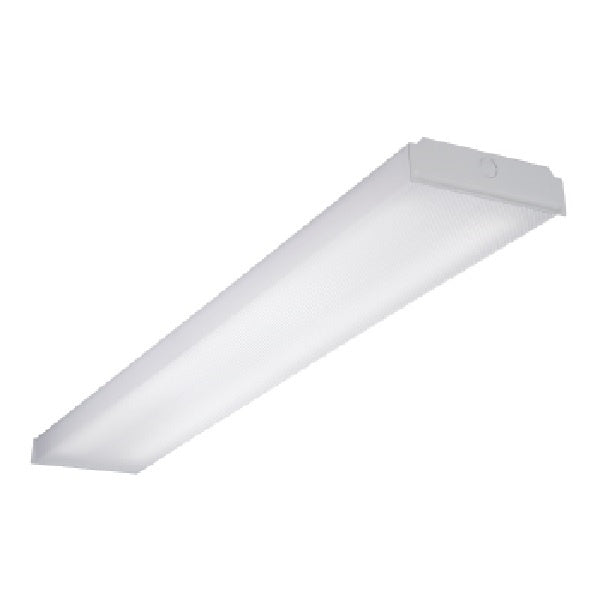 Metalux 4WNLED-LD4-40SL-F-UNV-L830-CD1-U 32.3W 4' Utility LED Wraparound, 4000 Lumens, 120-277V, 0-10 Dimming Driver, 3000K